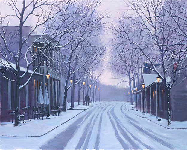 Alexei Butirskiy - Canton Street in Winter