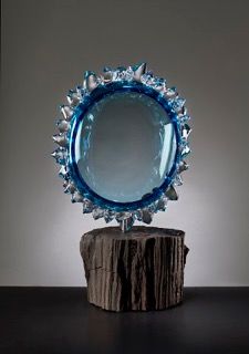 Andrew Madvin - Steel Blue Thorn Sculpture