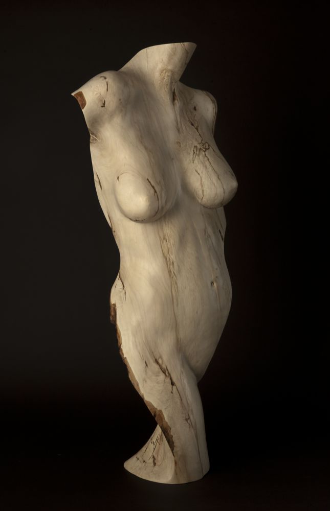 Chad Awalt - Vesna Maple Wood Sculpture