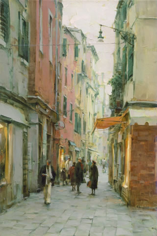 Dmitri Danish Limited Edition Giclee - Afternoon Stroll