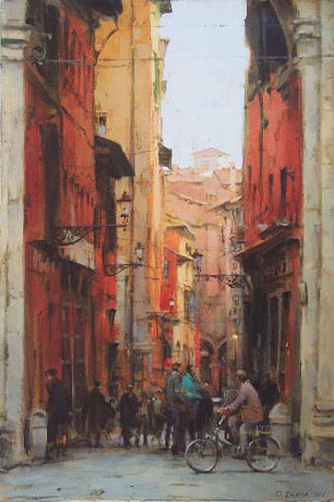 Dmitri Danish Limited Edition Giclee - The Bicyclist