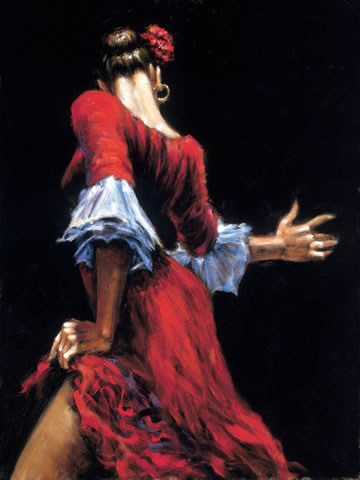 Fabian Perez - Flamenco Dancer III