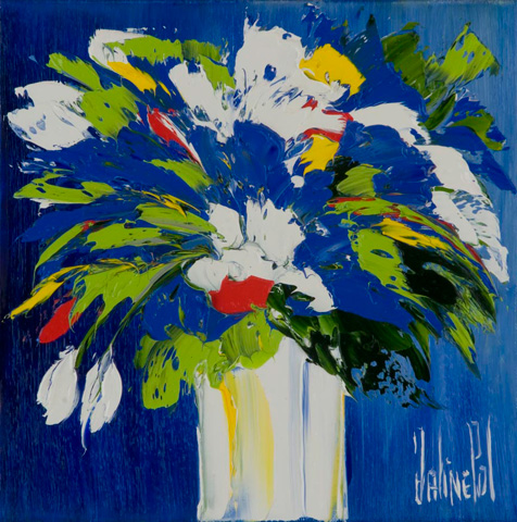 JalinePol's Original Oils on Canvas - A Whirlwind Of Beauty