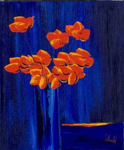 JalinePol's Original Oils on Canvas - Ardent Flowering