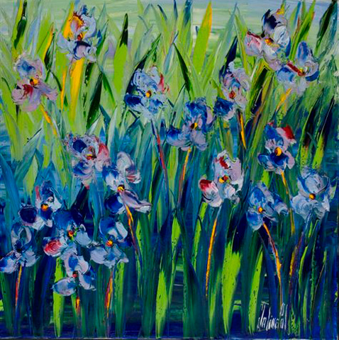 JalinePol's Original Oils on Canvas - Caress Of The Sun