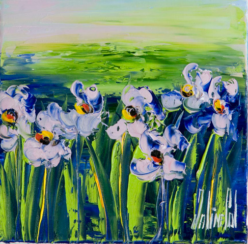 JalinePol's Original Oils on Canvas - Dawn Of Spring