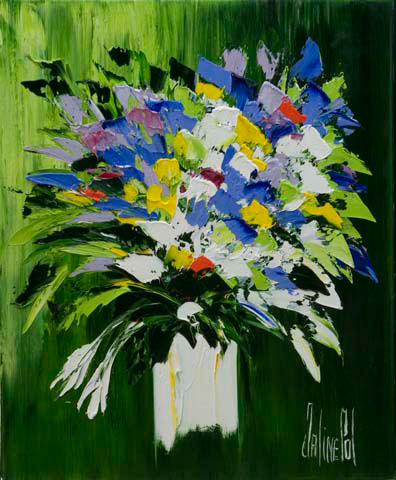 JalinePol's Original Oils on Canvas - Explosion of Spring