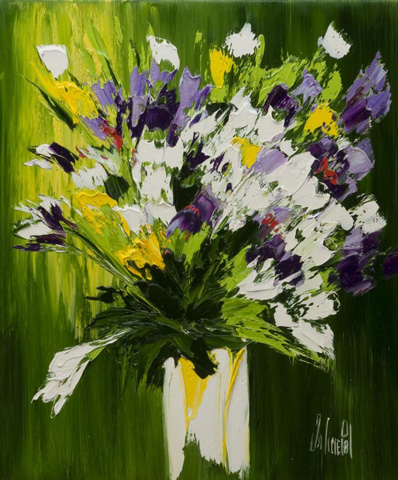 JalinePol's Original Oils on Canvas - Flowering Waltz