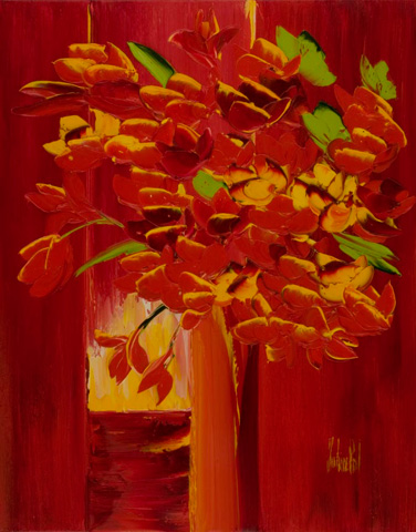 JalinePol's Original Oils on Canvas - Happy Unison
