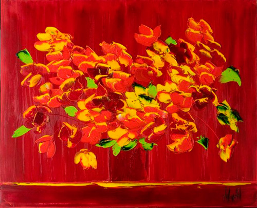 JalinePol's Original Oils on Canvas - In Ceremonial Dress