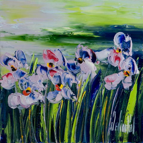 JalinePol's Original Oils on Canvas - Morning Freshness
