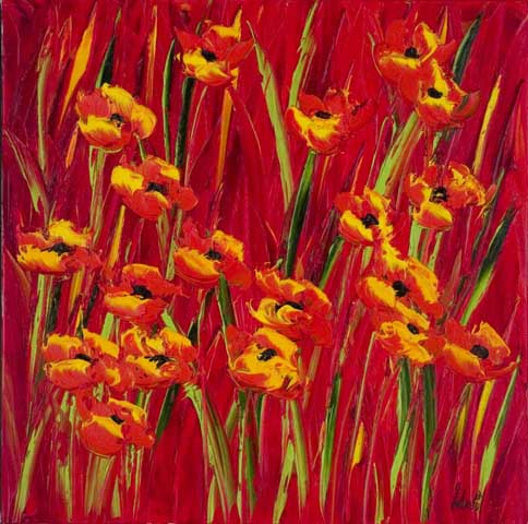 JalinePol's Original Oils on Canvas - Music Of Summer