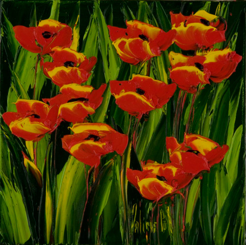 JalinePol's Original Oils on Canvas - Passion Love