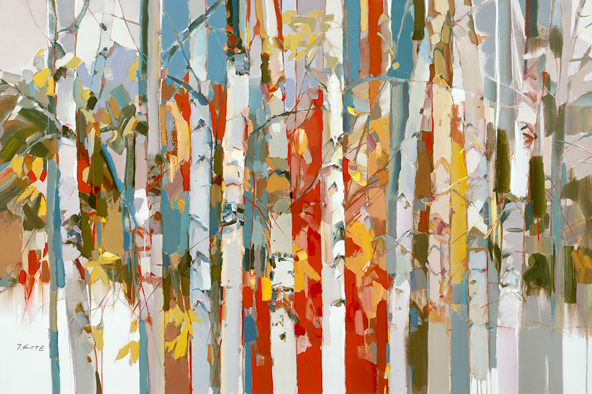 Josef Kote - October Trees