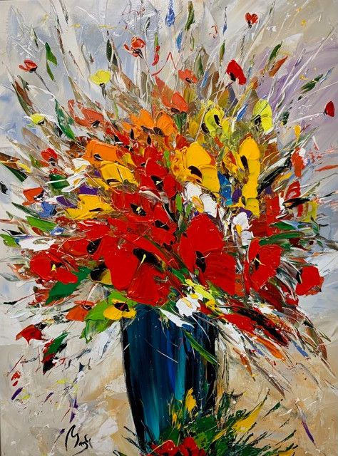 Louis Magre - Bursting Bouquet