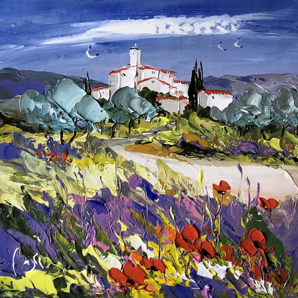 Louis Magre - Hilltop Flowers, 2021