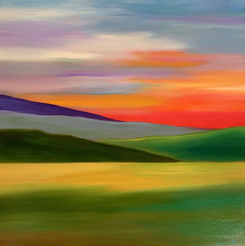 Mary Johnston - Hills Sunset