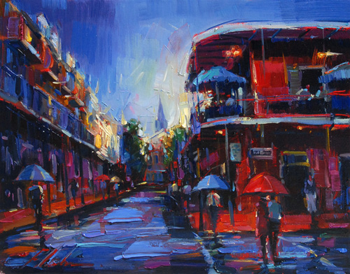 Michael Flohr Original Oils on Canvas - New Orleans Charm
