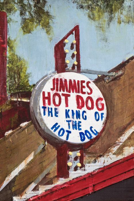 Plaid Columns - Jimmie's Hot Dog