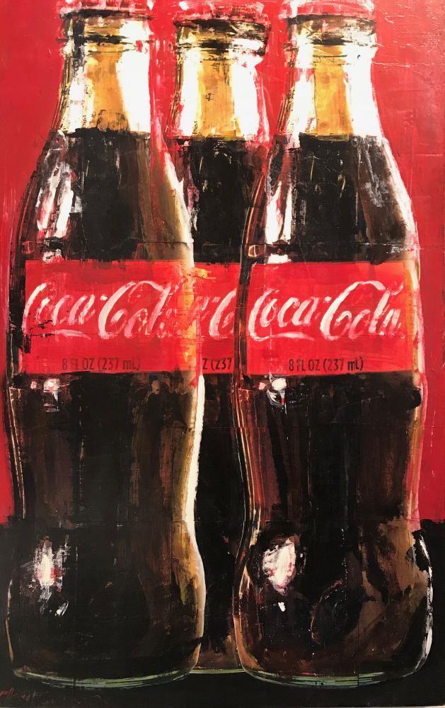 Plaid Columns - Three Coke Bottles