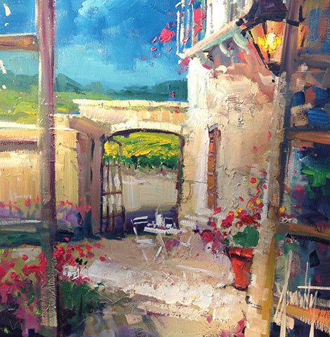 Steven Quartly - Evening in the Courtyard