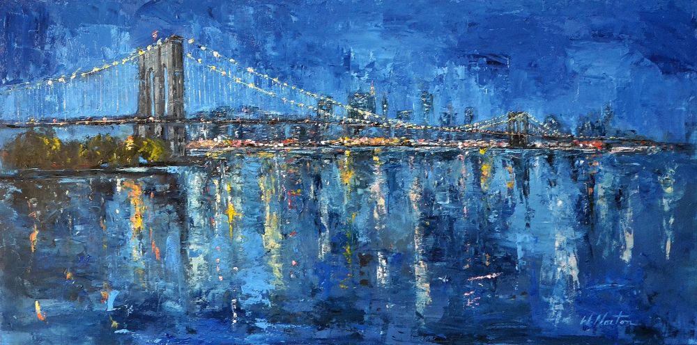 Wendy Norton - Brooklyn Bridge Reflections