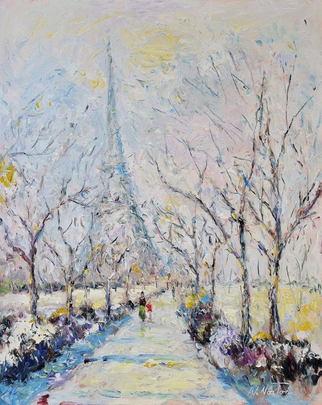 Wendy Norton - Winter Stroll in Paris