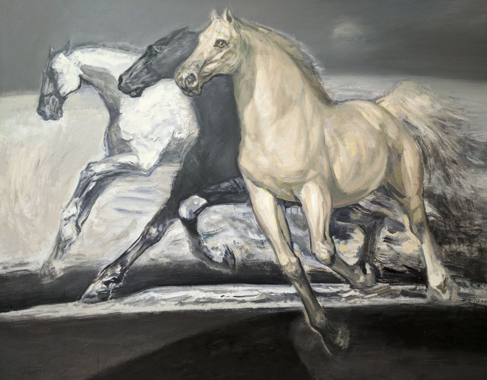 Zheng Li - Running Horses 1
