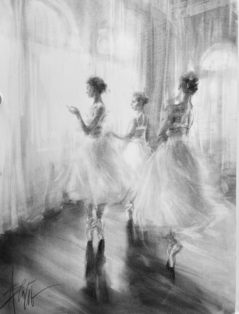 Henry Asencio - Softened Elegance, Charcoal