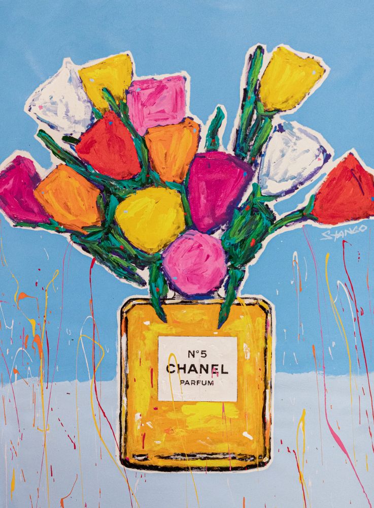 John Stango Originals Chanel Flowers - Featured Artist - Vinings Gallery