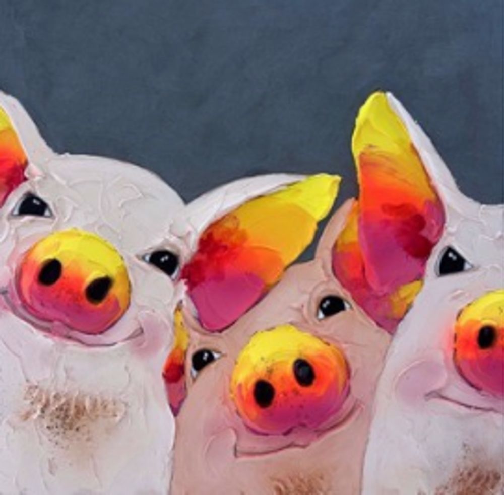 Nicoletta Belletti - Adorable Little Pigs