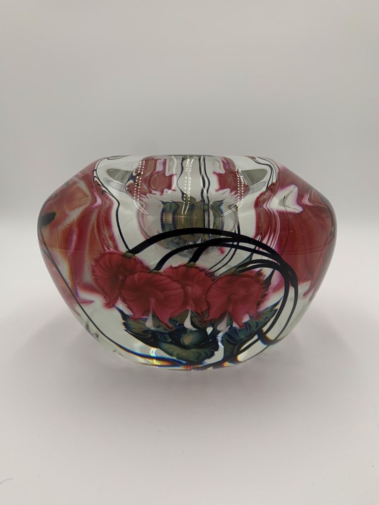 Tim Lotton - Pink Bleeding Heart Bowl 2